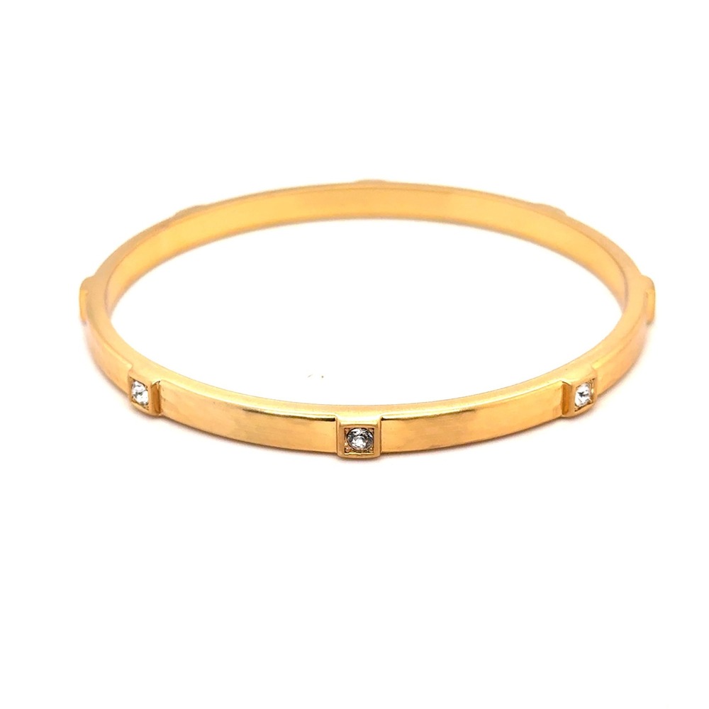 Brighton Meridian Zenith Station Bangle Gold Hammered Crystal Bracelet JB9982